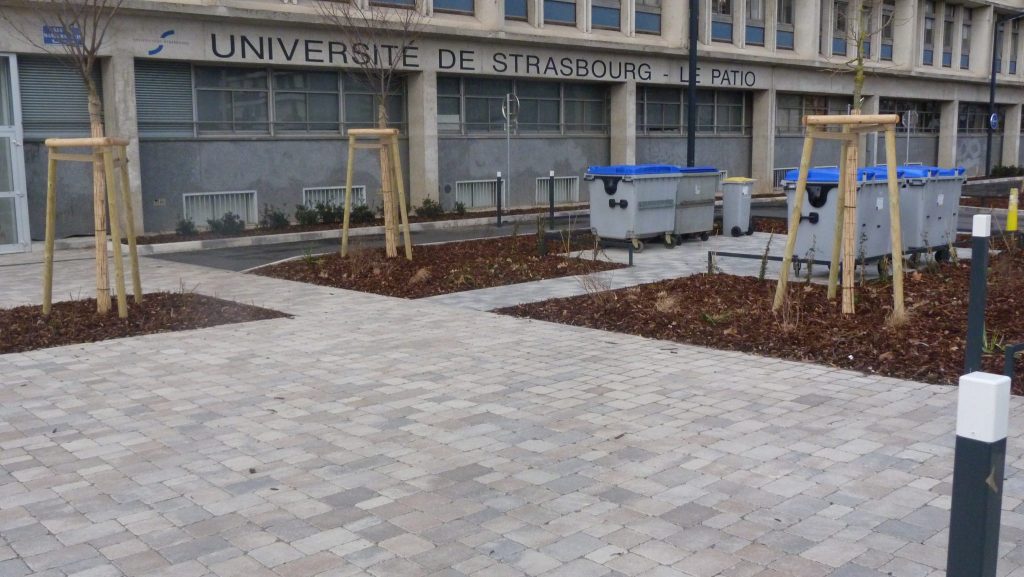 Exemple de projet de pavage réalisé par Europavé